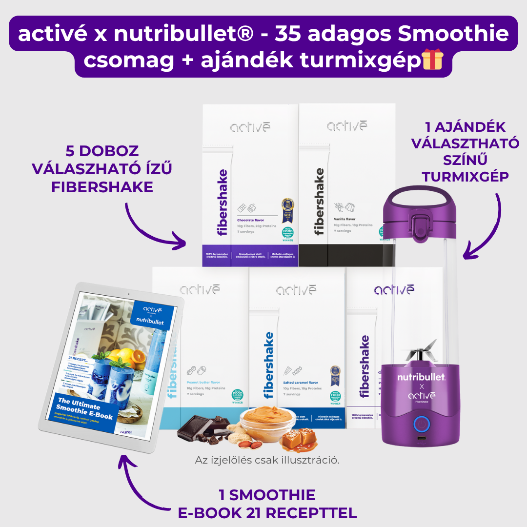 activé x nutribullet® - 35 adagos Smoothie csomag + ajándék turmixgép🎁