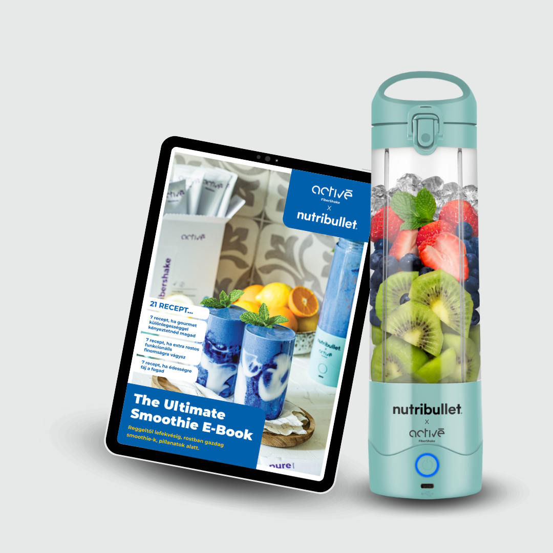 nutribullet® hordozható turmixgép + The Ultimate Smoothie E-Book