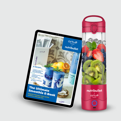 nutribullet® hordozható turmixgép + The Ultimate Smoothie E-Book