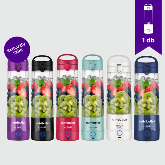 21 napos ALL-IN:activé FiberShaker + 3 e-book + nutribullet + kaparós motivációs naptár + palack